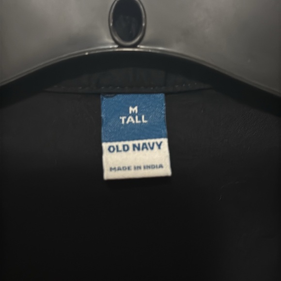 Old Navy 100% cotton button down puff short sleeve shirt dress M medium Tall T - Picture 5 of 6